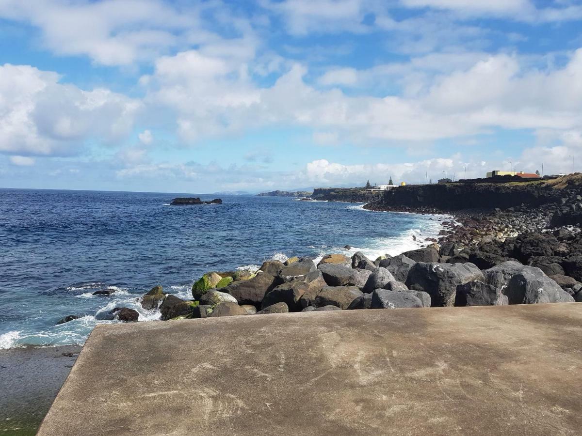 Seaside Azores Villa With Natural Pool, Terrace & Barbecue Capelas Ngoại thất bức ảnh