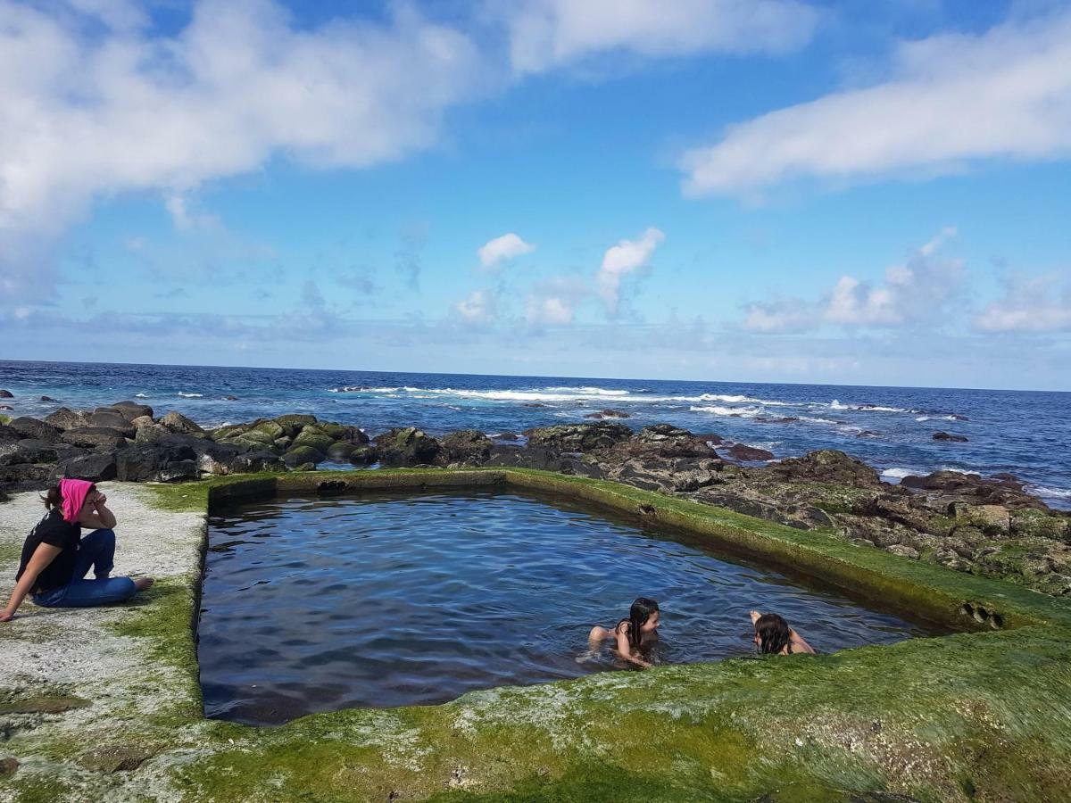 Seaside Azores Villa With Natural Pool, Terrace & Barbecue Capelas Ngoại thất bức ảnh