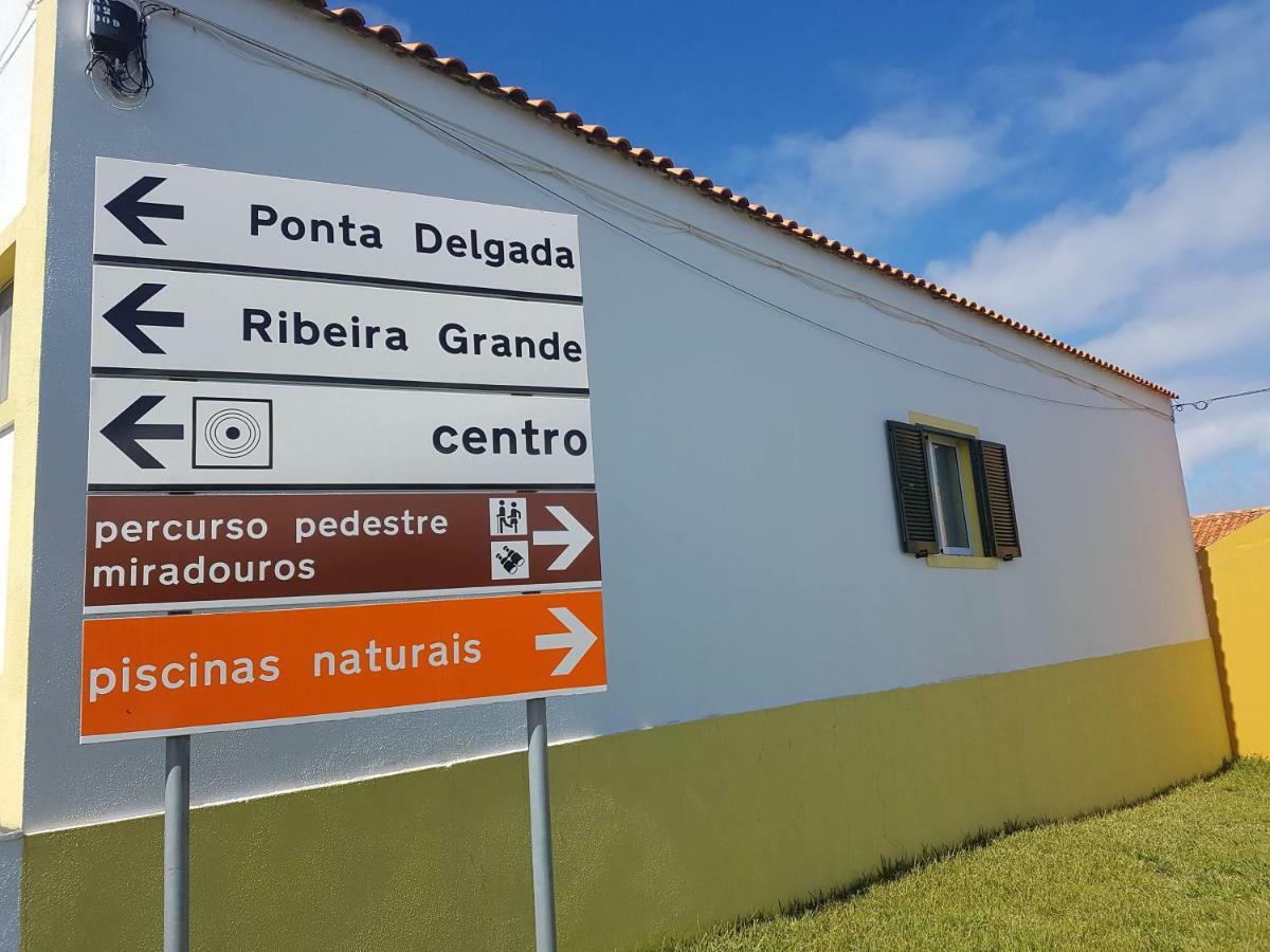Seaside Azores Villa With Natural Pool, Terrace & Barbecue Capelas Ngoại thất bức ảnh