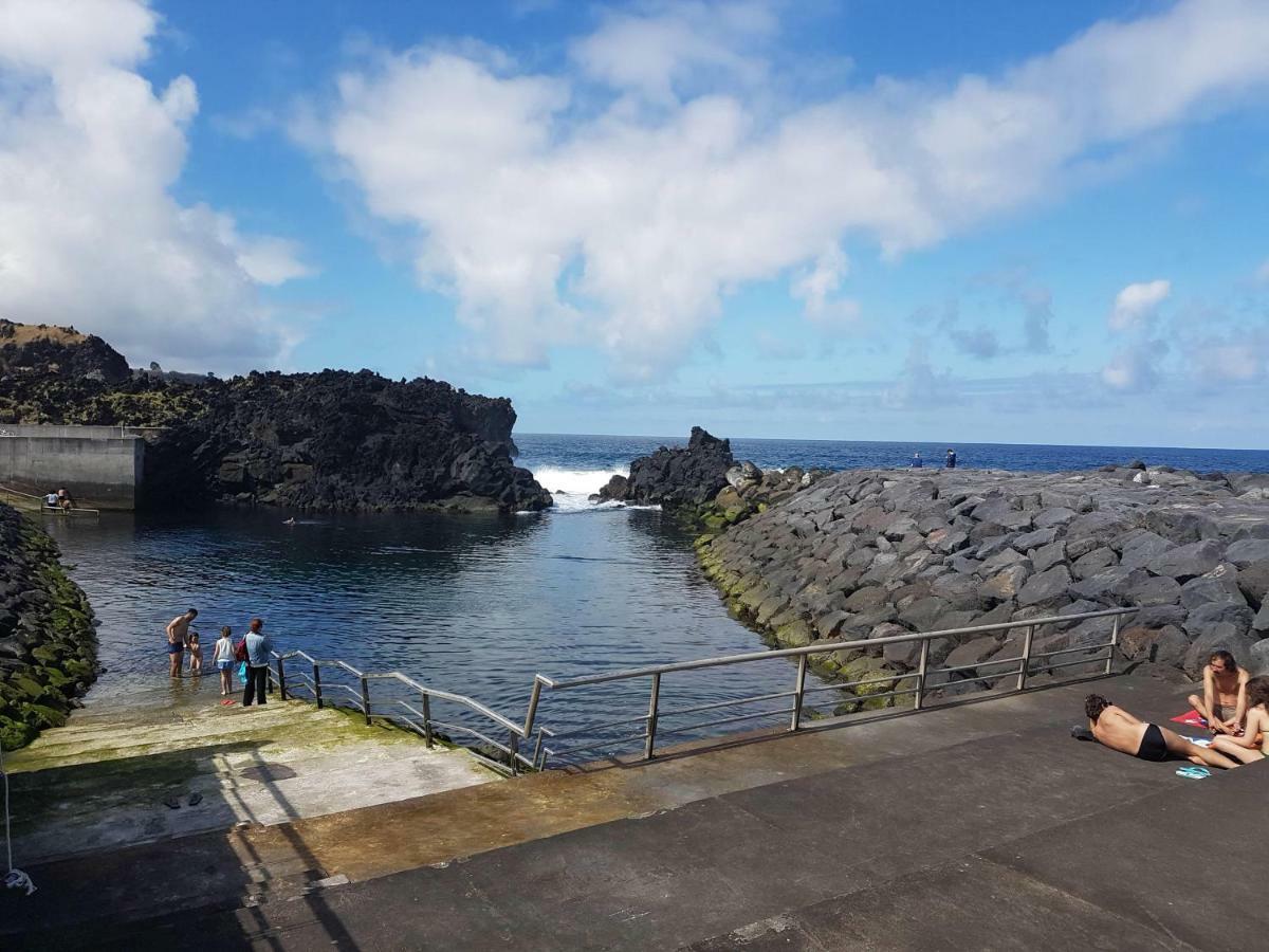Seaside Azores Villa With Natural Pool, Terrace & Barbecue Capelas Ngoại thất bức ảnh