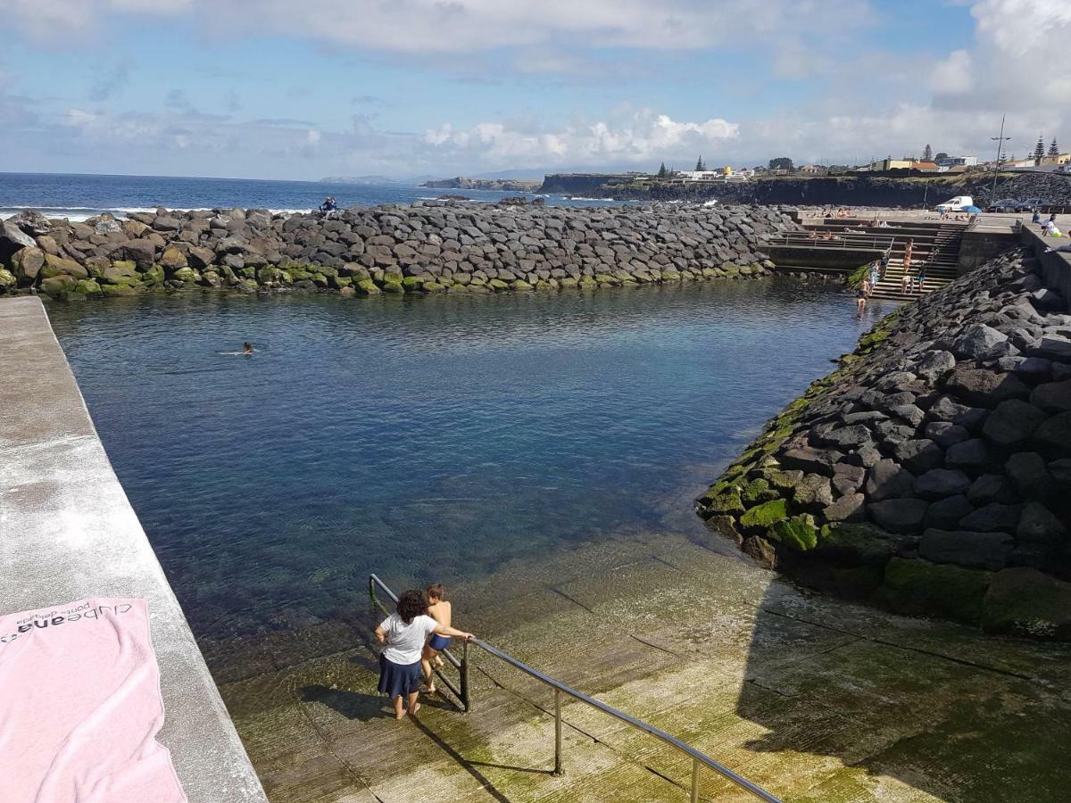 Seaside Azores Villa With Natural Pool, Terrace & Barbecue Capelas Ngoại thất bức ảnh