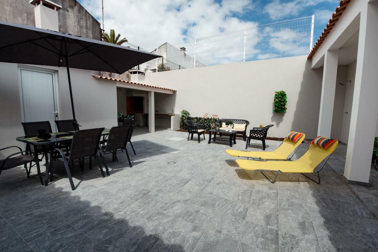 Seaside Azores Villa With Natural Pool, Terrace & Barbecue Capelas Ngoại thất bức ảnh